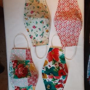 4 for $8 adult size pioneer woman face mask